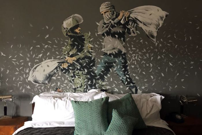 Banksy Opens A Hotel With The World's Worst View (14 pics)
