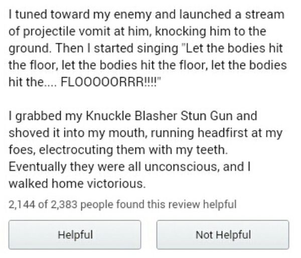 Guy Leaves Amazing Review For Stun Gun On Amazon (6 pics)