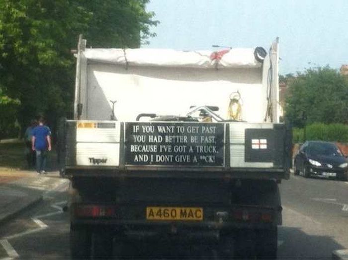Funniest Things Spotted On Trucks (20 pics)