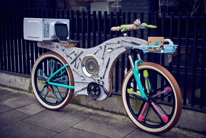 This Bike Was Constructed Using Kitchen Utensils (8 pics)