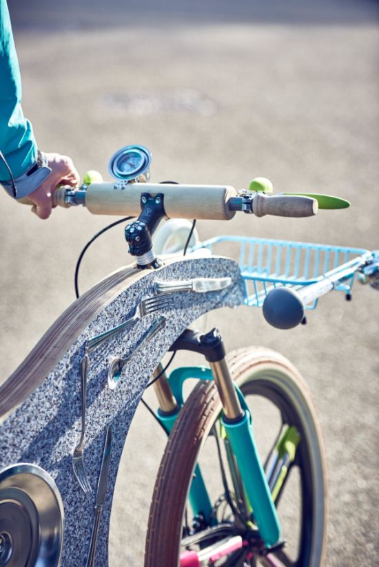 This Bike Was Constructed Using Kitchen Utensils (8 pics)