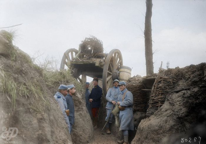 Vintage World War I Photos Look Stunning In Color (23 pics)
