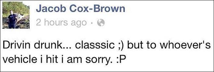 Drunk Facebook Status Updates You're Glad You Didn't Post (23 pics)