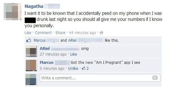 Drunk Facebook Status Updates You're Glad You Didn't Post (23 pics)