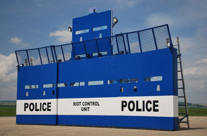 Don't Get In The Way Of This Anti-Riot Vehicle (7 pics)