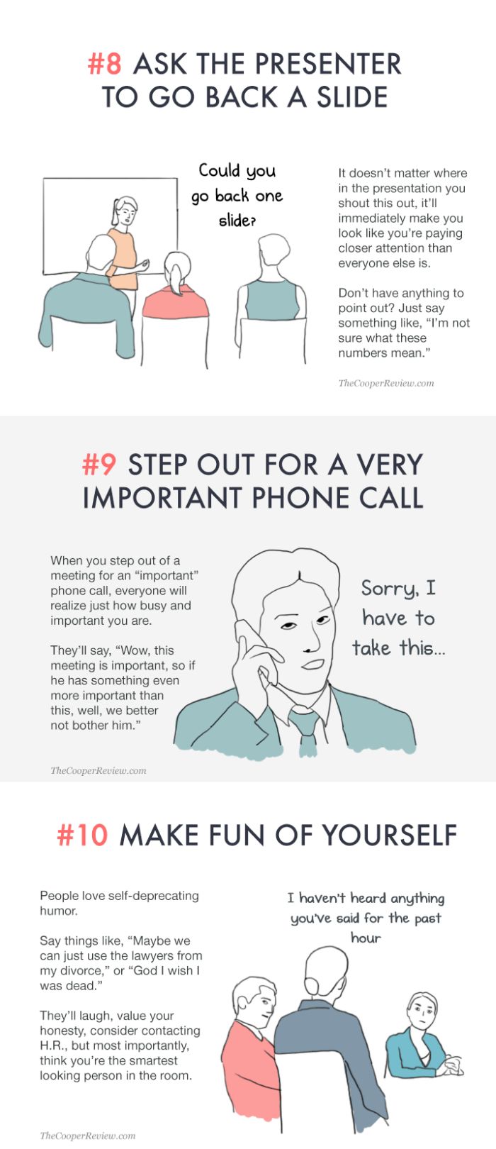 10 Tricks That Will Help You Appear Smart In Meetings (3 pics)
