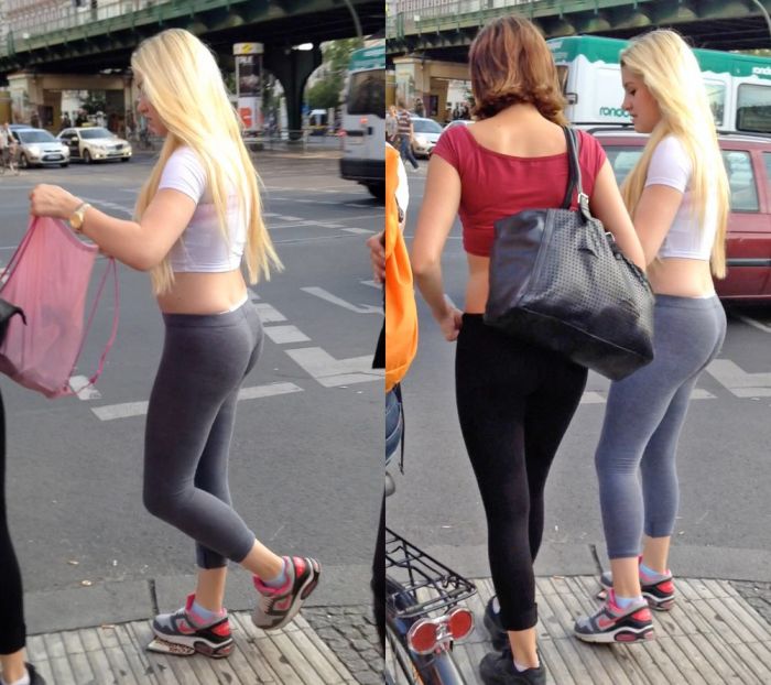 Good Looking Girls Walking In The Streets (40 pics)