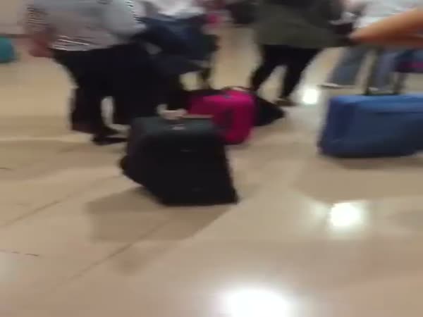 Sexy Lady In The Airport