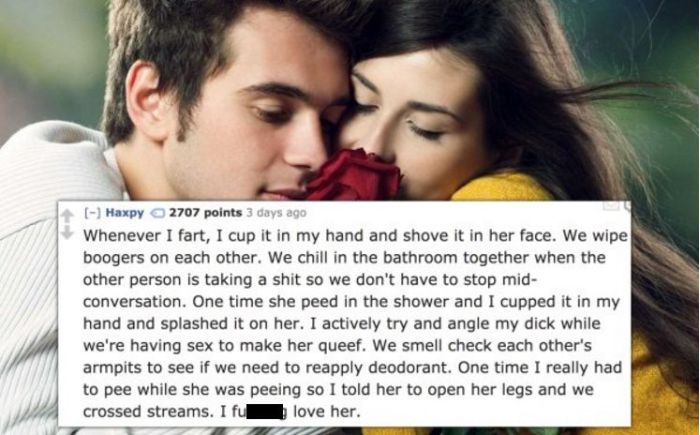 Gross People Admit Strange Things They Do With Their Significant Other (14 pics)