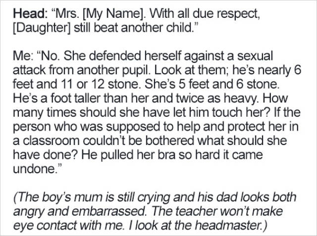 Mother Defends Her Daughter After Incident At School (8 pics)