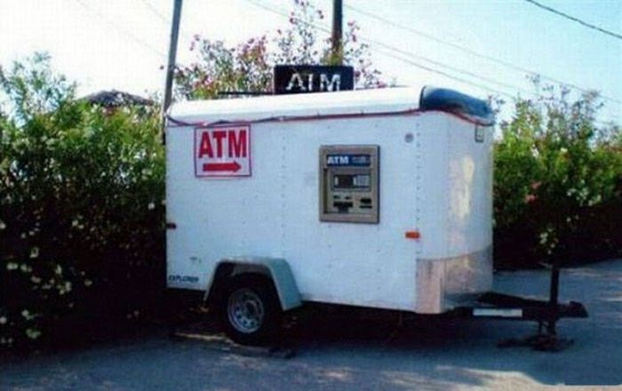 Strange Things Seen At ATMs Around The World (40 pics)