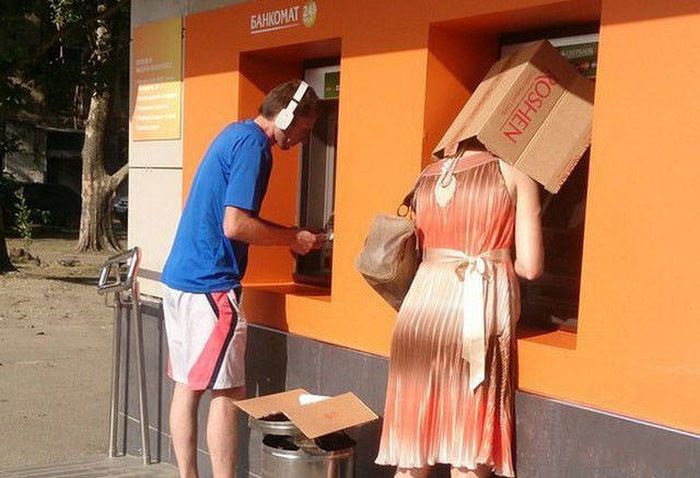 Strange Things Seen At ATMs Around The World (40 pics)