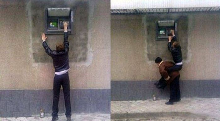 Strange Things Seen At ATMs Around The World (40 pics)