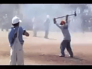 The Firecracker Sledgehammer Festival Is Unlike Anything You've Seen (9 pics + video)
