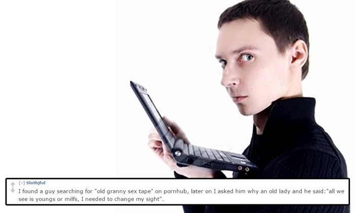 People Reveal The Most Bizarre Things They've Seen Over Someone's Shoulder (12 pics)
