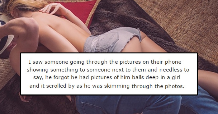 People Reveal The Most Bizarre Things They've Seen Over Someone's Shoulder (12 pics)