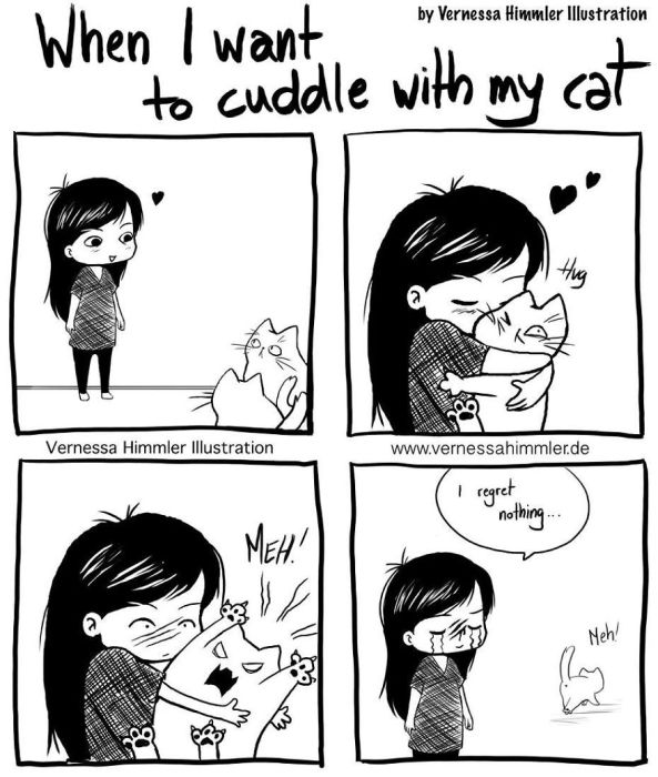 Funny Comics About Life With Two Cheeky Cats (21 pics)
