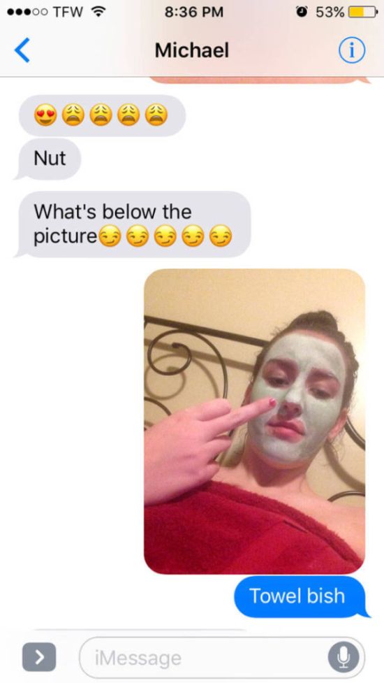 This Girl Had The Best Response When A Guy Asked Her To Send Nudes (8 pics)