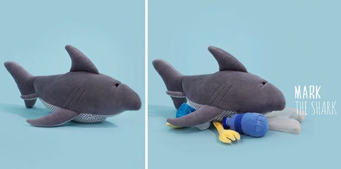 Sad Stuffed Animals That Will Teach Kids About Ocean Pollution (9 pics)