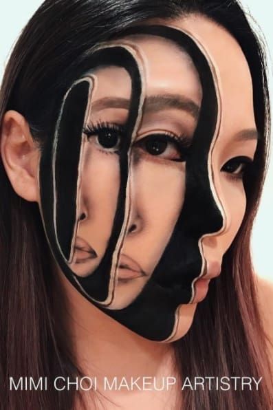 Mind-Blowing Optical Illusions Brought To Life Using Makeup (14 pics)