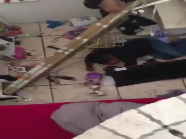 When Hanging A Chandelier Couldnt Have Gone Worse