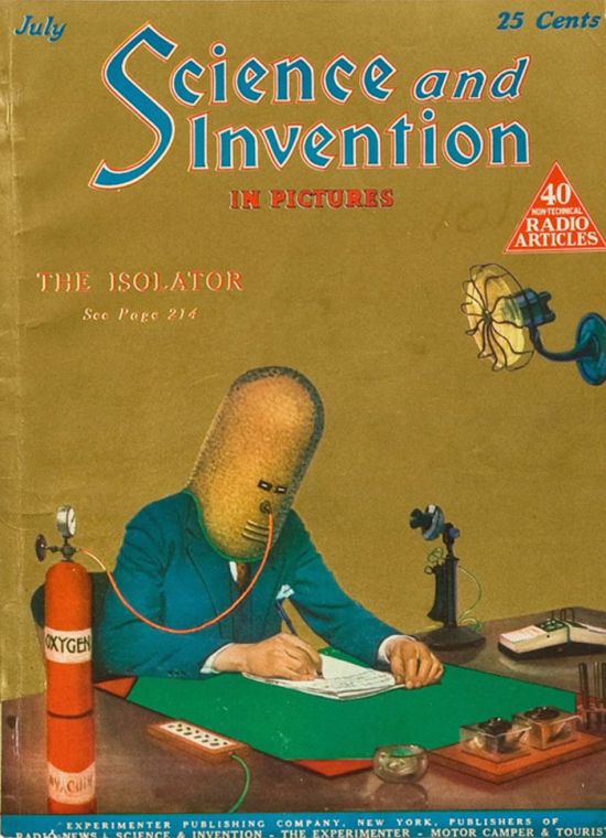 Crazy Anti-Distraction Helmet From 1925 That's Still Relevant Today (5 pics)