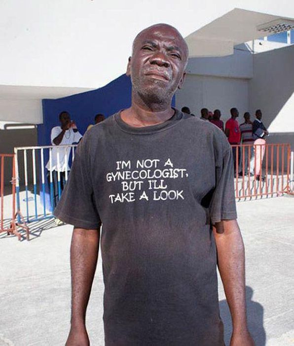 Hilarious Old People With Inappropriate Slogans On Their Shirts (21 pics)