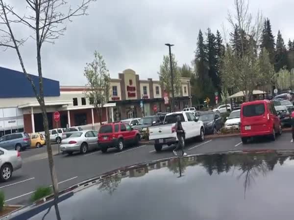 Jeep Drivers Out Douche A Double Parked Douchebag