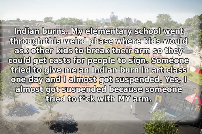 People Reveal Ridiculous Things That Got Banned At Their School (20 pics)