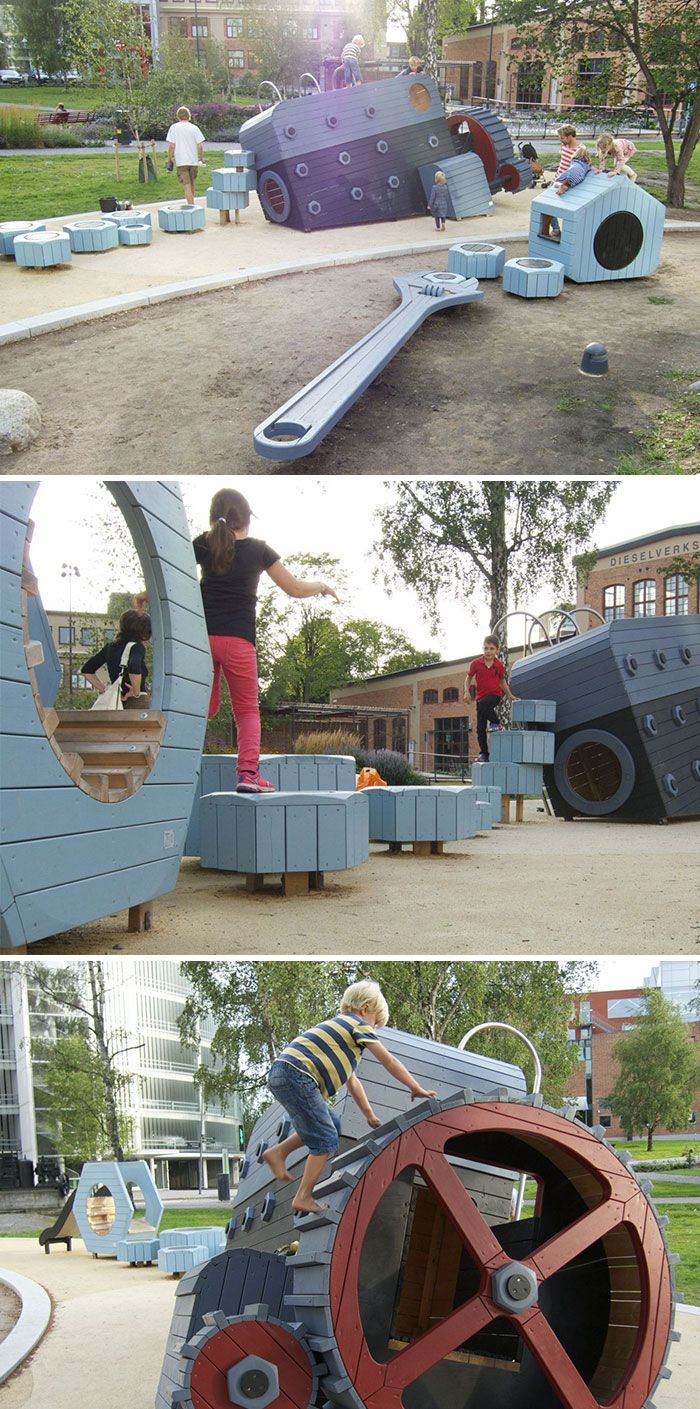 Even Grown Ups Can't Resist These Awesome Playgrounds (35 pics)
