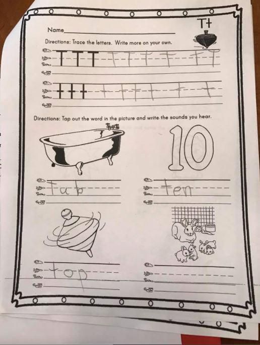 Kindergarten Homework Question Stumps Adults (3 pics)