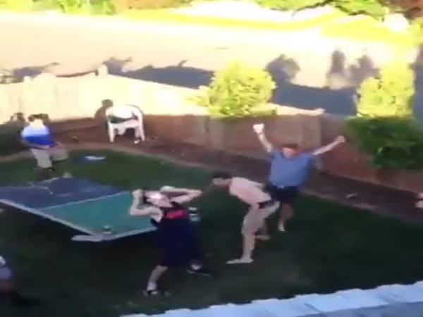 Bro Throws Beer Over House At A Party Chugged Immediately After Being Caught