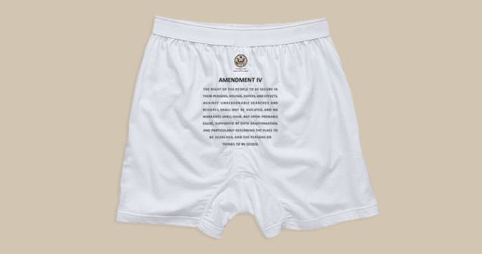 People Are Wearing Underwear With The 4th Amendment (3 pics)
