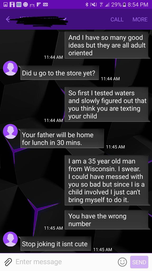 This Mom Refused To Believe She Texted The Wrong Number (13 pics)