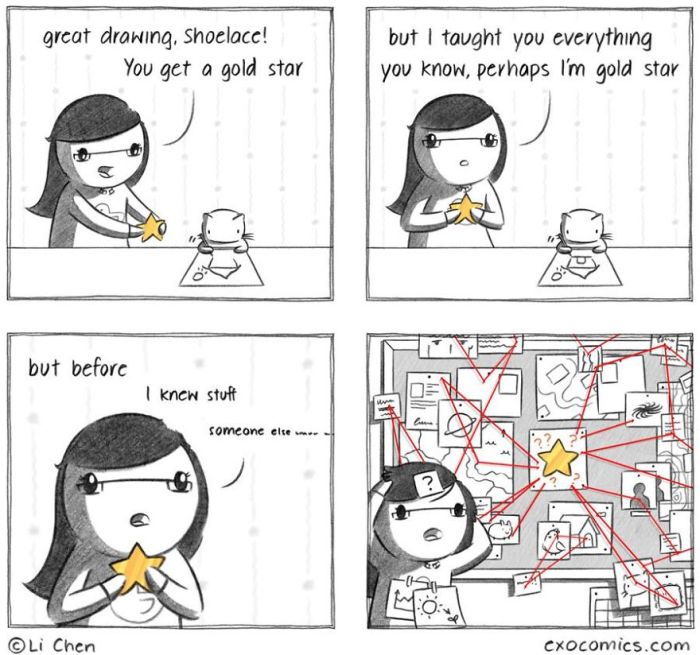 Artist Now Draws Comics Full Time Thanks To Their Cat (25 pics)
