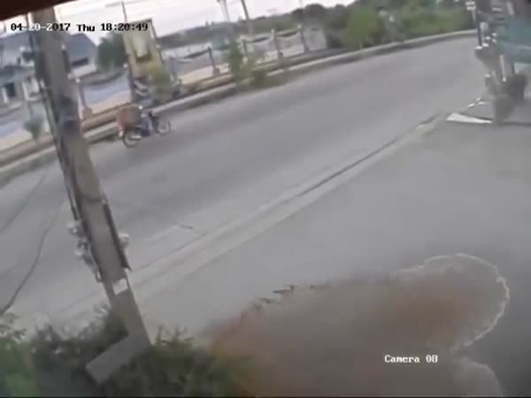Attack Of The Rolling Truck Wheel