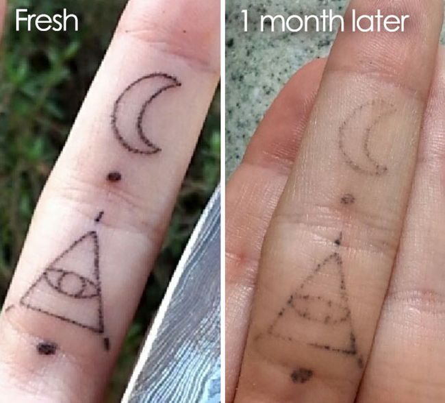 Pictures That Reveal How Tattoos Age Over Time (28 pics)