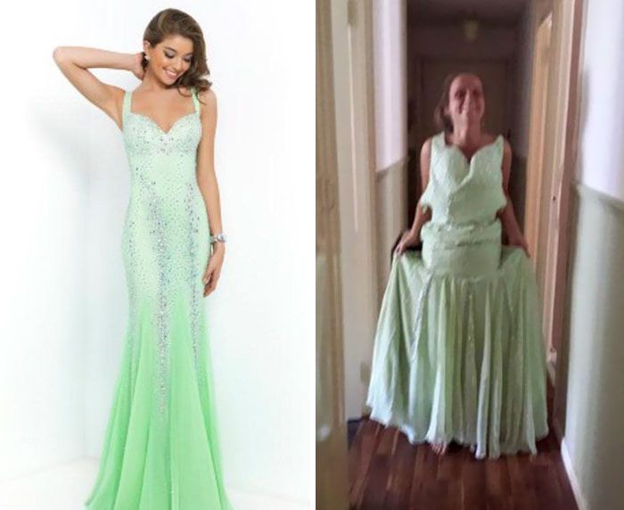 Miserable Teens Who Wish They Didn't Buy Their Prom Dress Online (30 pics)