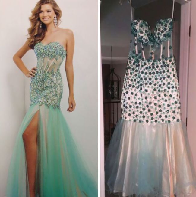 Miserable Teens Who Wish They Didn't Buy Their Prom Dress Online (30 pics)