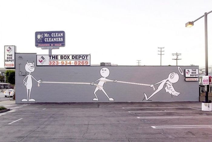 Street Art That's On The Verge Of Hooliganism (18 pics)