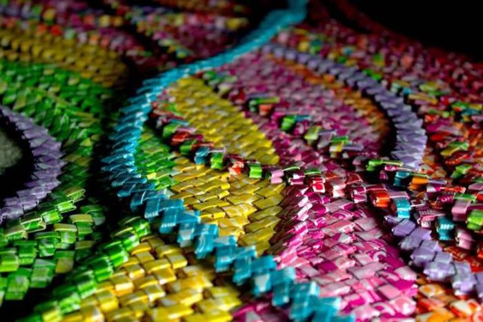 This Dress Was Made Using 10,000 Candy Wrappers (9 pics)