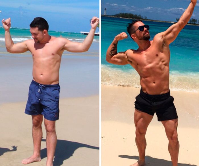 Before And After Fitness Transformations Show People Who Got Ripped 26 Pics 