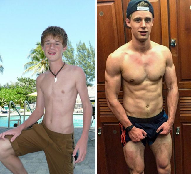 Before And After Fitness Transformations Show People Who Got Ripped