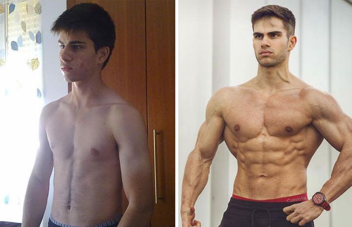 Before And After Fitness Transformations Show People Who Got Ripped 26 Pics 