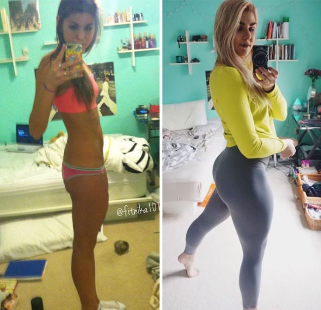 Before And After Fitness Transformations Show People Who Got Ripped (26 pics)