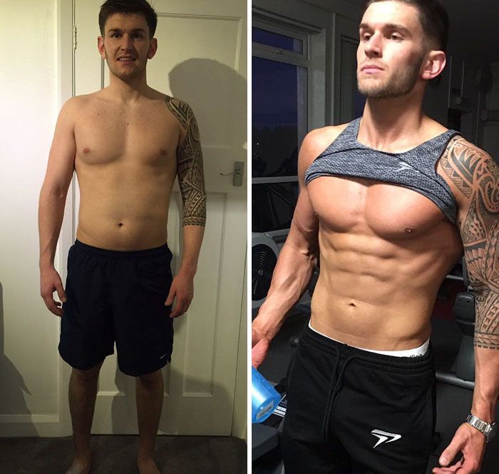 Before And After Fitness Transformations Show People Who Got Ripped 26 Pics