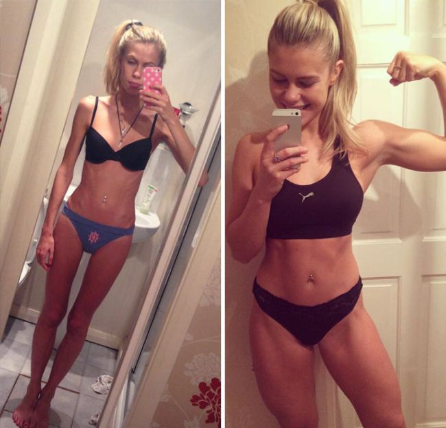 Before And After Fitness Transformations Show People Who Got Ripped (26 pics)