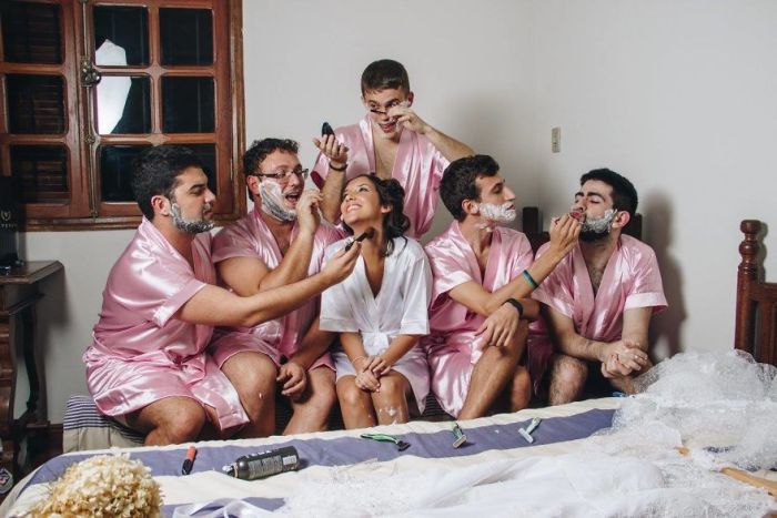 Computer Engineer Bride Invites Her Bros Because She Doesn’t Have Any Girlfriends (10 pics)