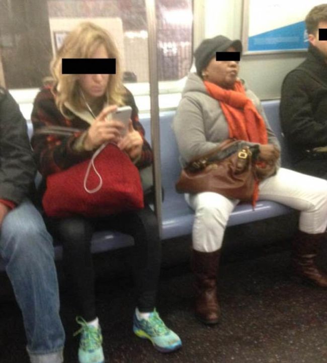 What It Looks Like When Women Start Femspreading On Public Transportation (16 pics)