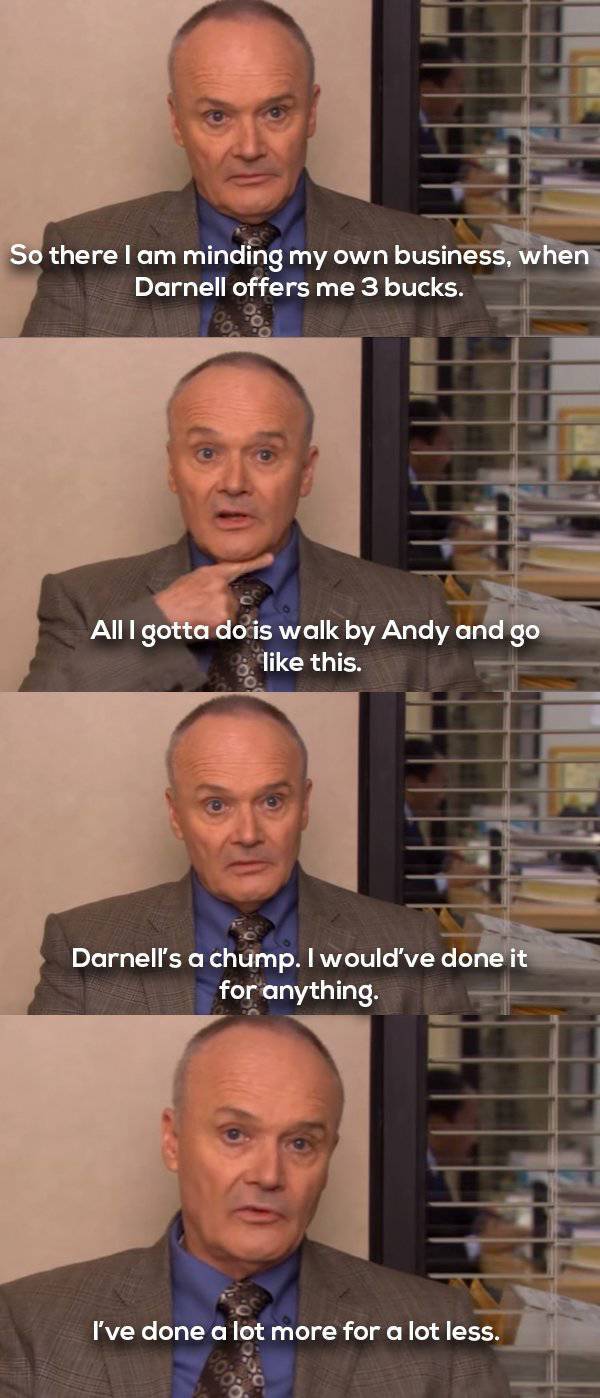 Creed Bratton's Weird Humor Is Absolutely Hilarious (20 pics)